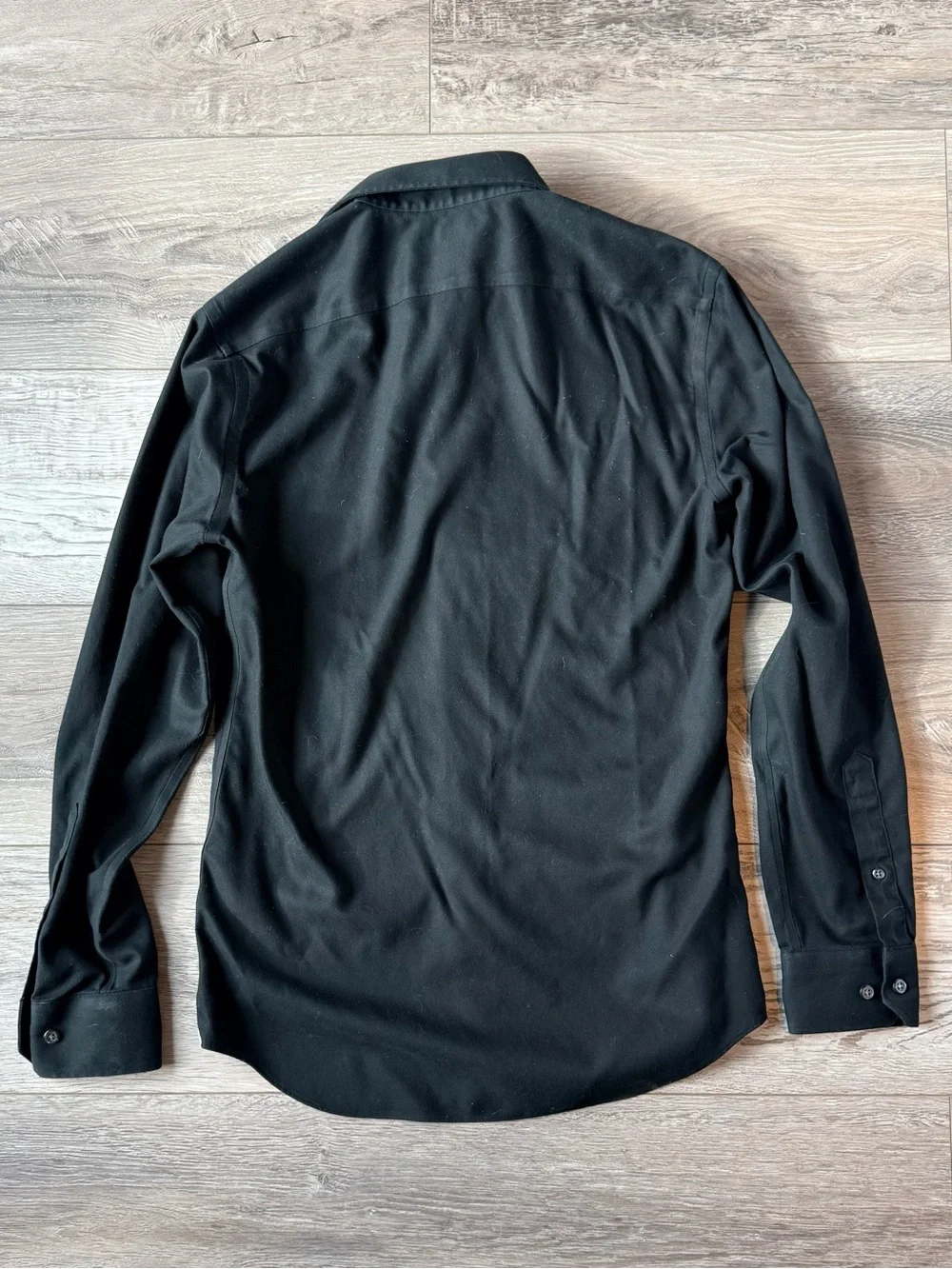 Banana Republic Non-Iron Grant Fit Black Button Down Shirt Men’s Small